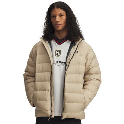 Under Armour Legend Down Hooded Jack Heren - Beige