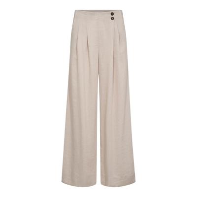 Nana Pleat Ll Pant 31479 Bone Bukser Fra Cocouture main image 1