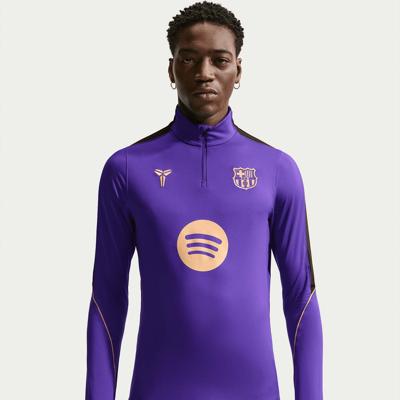 Nike fc barcelona strike uit kobe dri-fit knit voetbaltrainingstop