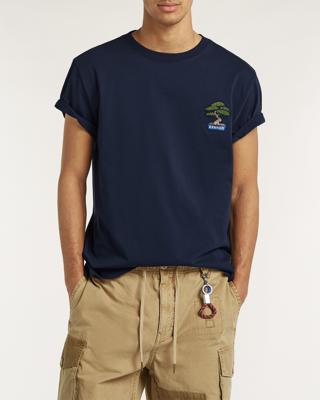 Denham Bonsai Classic T-Shirt 01-26-01-52-062 Blauw
