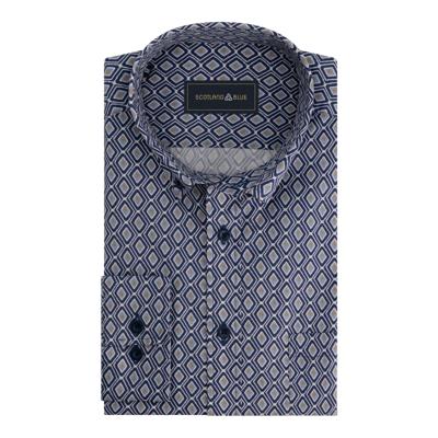 Scotland Blue Overhemd SPE26307JE03SB