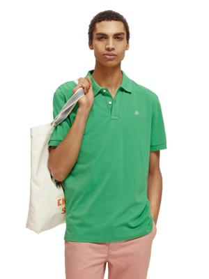 Scotch Soda Organic Piqué Polo 171716.5612 Amazon-Green