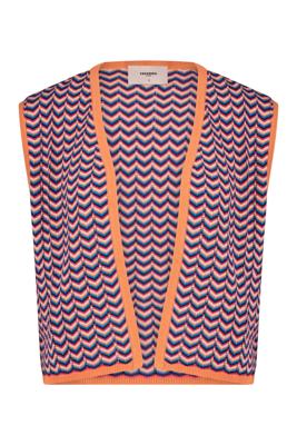 Freebird Gilet Gali Knit-Zigzag-Cot-24-1