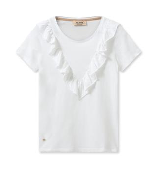 Mos Mosh MMLobo O-SS Flounce Volant Tee 161000 White
