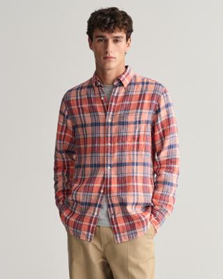 GANT Overhemd met Madrasruitje  3240081-624 peachy pink