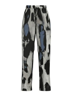 Vila Pants 14105002 Cloud Dancer/Bijou Blue