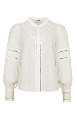 Freebird Blouse Borel Wv-Structure- Vis-24-3 Off-White