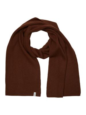 Selected Homme Geribde Sjaal 16075396 Cherry Mahogany