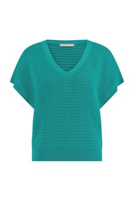 Studio Anneloes Chiara V-neck crochet top