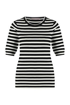 Studio Anneloes Luna stripe short slv pullover