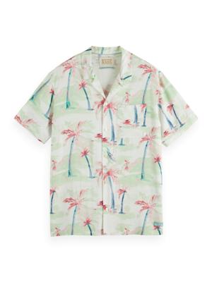 Scotch overhemd korte mouwen 177054 Palmtree