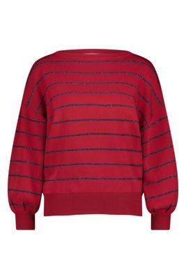 Studio Anneloes Farah stripe lurex pullover