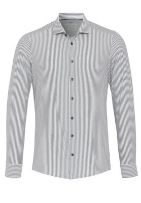Pure Overhemd D91307-21170 Streep Groen