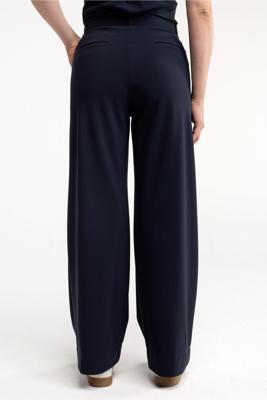 Studio Anneloes Lexie bonded trousers 94801 6900 Dark Blue