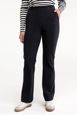 Studio Anneloes Flair bonded trousers 94800 9000 Black