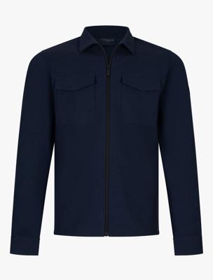 Cavallaro Napoli Zivoli Overshirt 123245014 Mid Blue