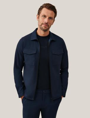 Cavallaro Napoli Zivoli Overshirt 123245014 Mid Blue