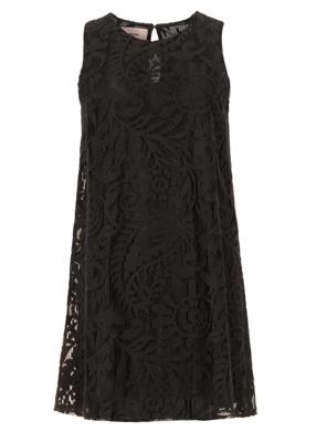 Freebird Jurk Dayra Jer-Crochet-25-2 Zwart