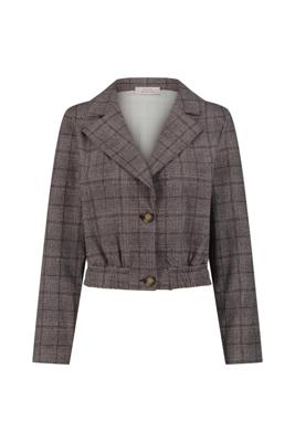 Studio Anneloes Ruby check jacket 12001 3614 merlot/kit