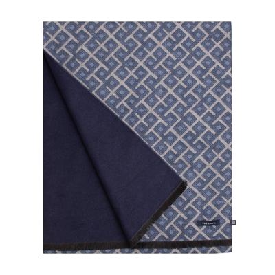Tresanti Sjaal Dionisio met Geometrisch motief TRSCIE208 Navy