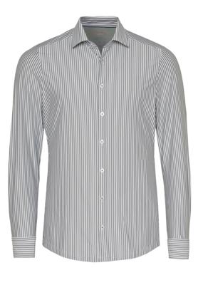 pure Overhemd E11302-21122 Gestreept Groen