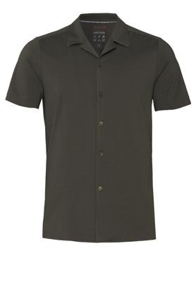 Pure overhemd E11312-22910 Olijfgroen