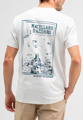 Butcher of Blue T-Shirt Fresco Dazzuro M2512007 Titan White