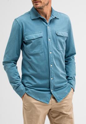 Butcher of Blue Overshirt M2514021 Lagoon Blue