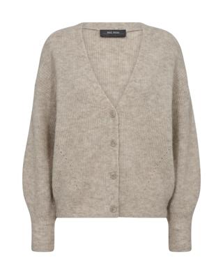 Mos Mosh Thora Gebreid Vest 156830 Grijs