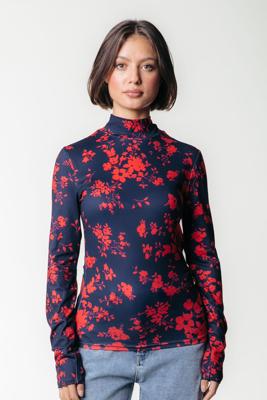 Colourful Rebel Top Neyo Flower Peached