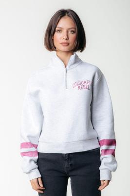 Colourful Rebel Varsity Zip Sweat