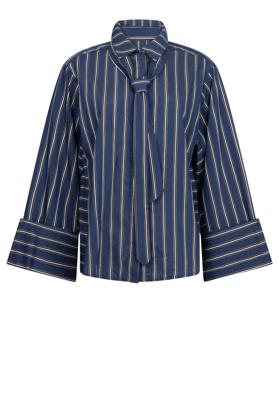 Aaiko Top ELDA BLUE STRIPE VIS 525