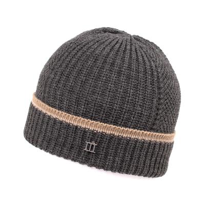 Tresanti muts Fulsi met gekleurde boord TRHTJE155 Grijs