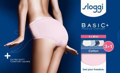 Sloggi Basic+ Midi 4-Pack