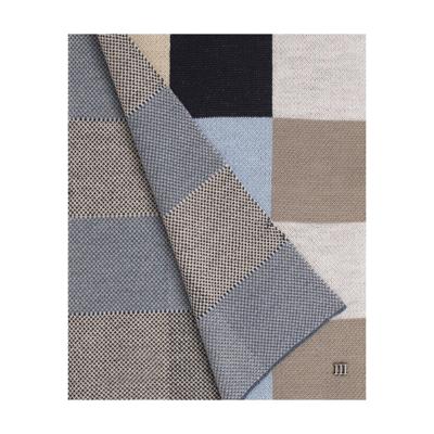 Tresanti Sjaal Franko met gekleurde blokken TRSCJE229 Blue