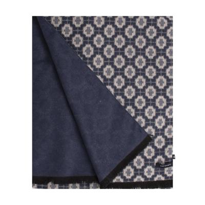 Tresanti sjaal Fredo met medallion patroon TRSCJE231 Navy