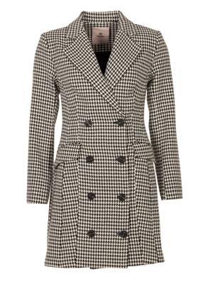 Freebird Jurk Dayana Wv-Pied-Poule-25-3