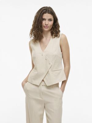 Vila Gilet Viflea 14105553 écru