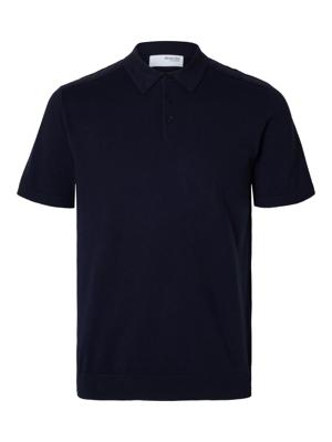 Selected Homme Polo 16092437 Navy Blauw