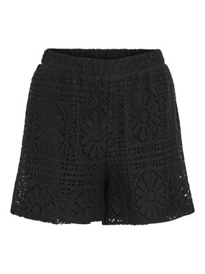Vila Shorts Crochet 14105213 Black Beauty