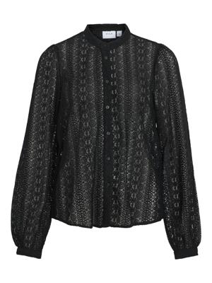 Vila Blouse Vickikka 14082977 Zwart