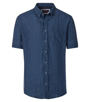 Casamoda Casual Linnen Overhemd 954404400 Blauw