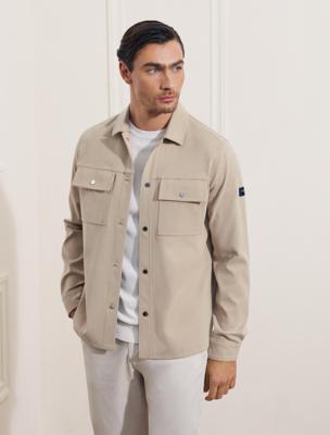 Cavallaro Napoli Overshirt  Zedenio 123251004-718006 light camel melange