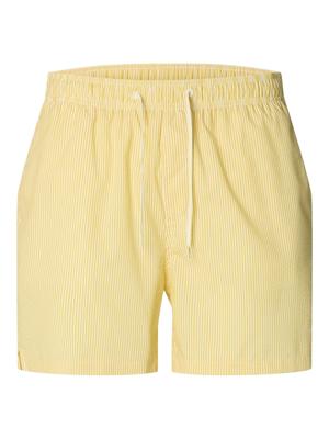 Selected Homme Seersucker Zwemshort 16089429 Geel