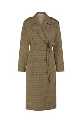 Studio Anneloes Laurien check trenchcoat