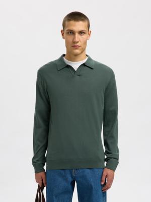 Selected Homme Polo 16098327 Deep Forest