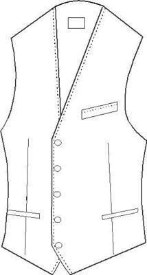 Your own Party by CG - CLUB of GENTS Gilet 45.003S0_243080