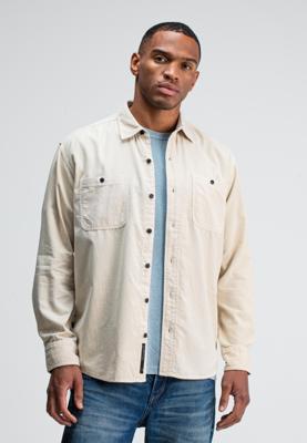 Butcher of Blue Overshirt M2524003 beige grey