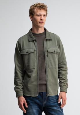 Butcher of Blue Perry Zip Overshirt M2523000 Granite Green