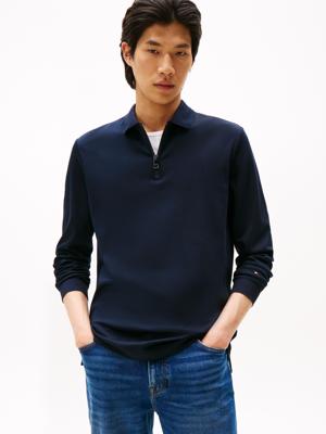 Tommy Hilfiger Regular Polo Lange Mouwen MW0MW42078DW5 Navy